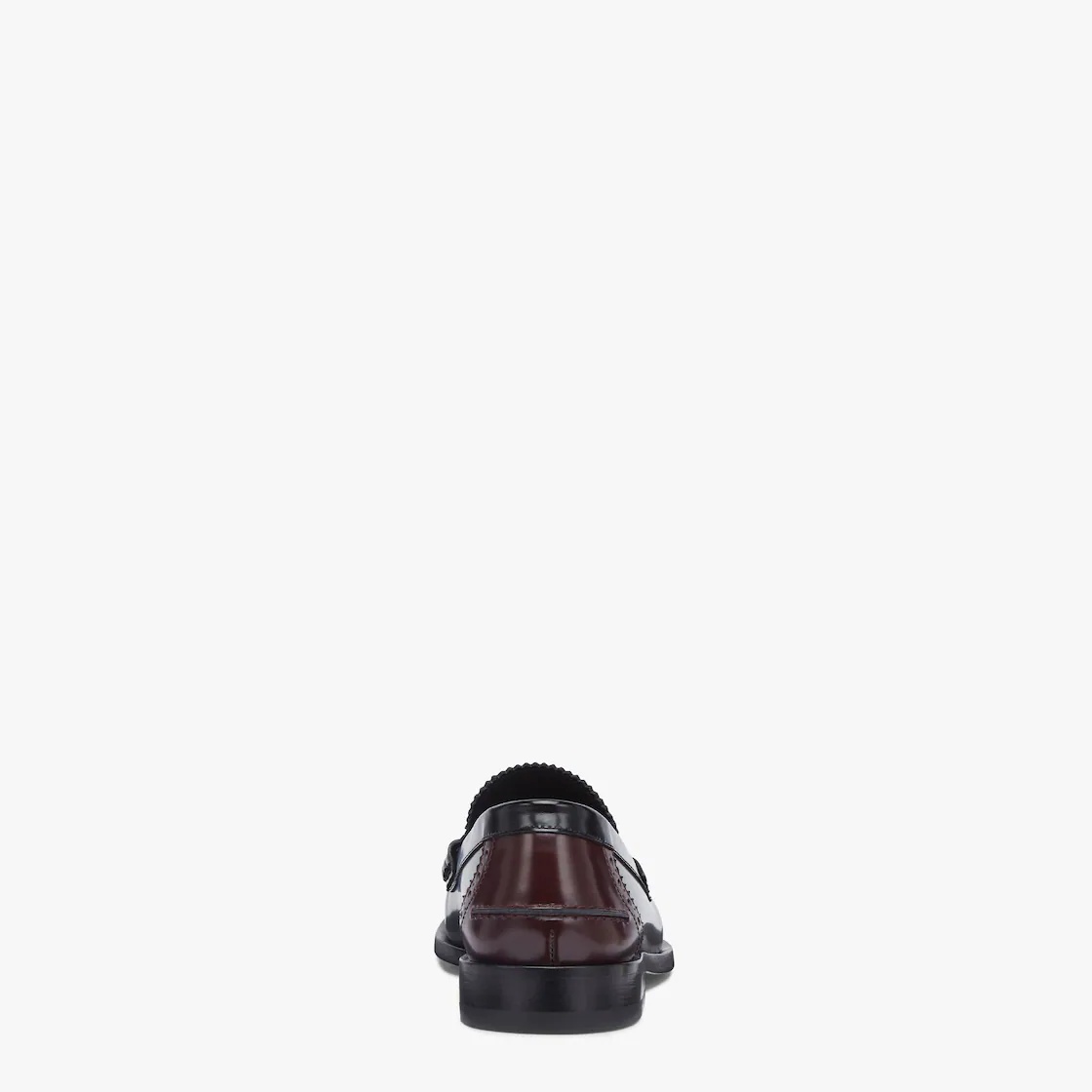 Black leather loafers - 3