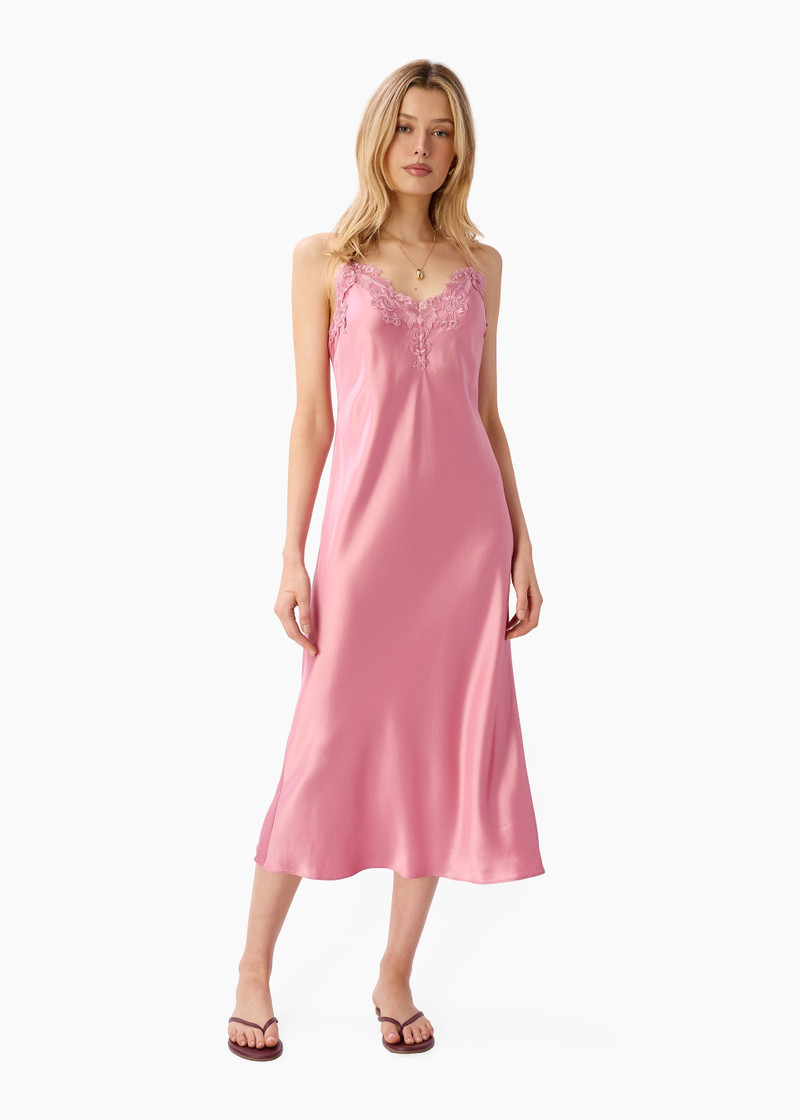 CAMI NYC ISABEAU MIDI DRESS ROSEBUD outlook