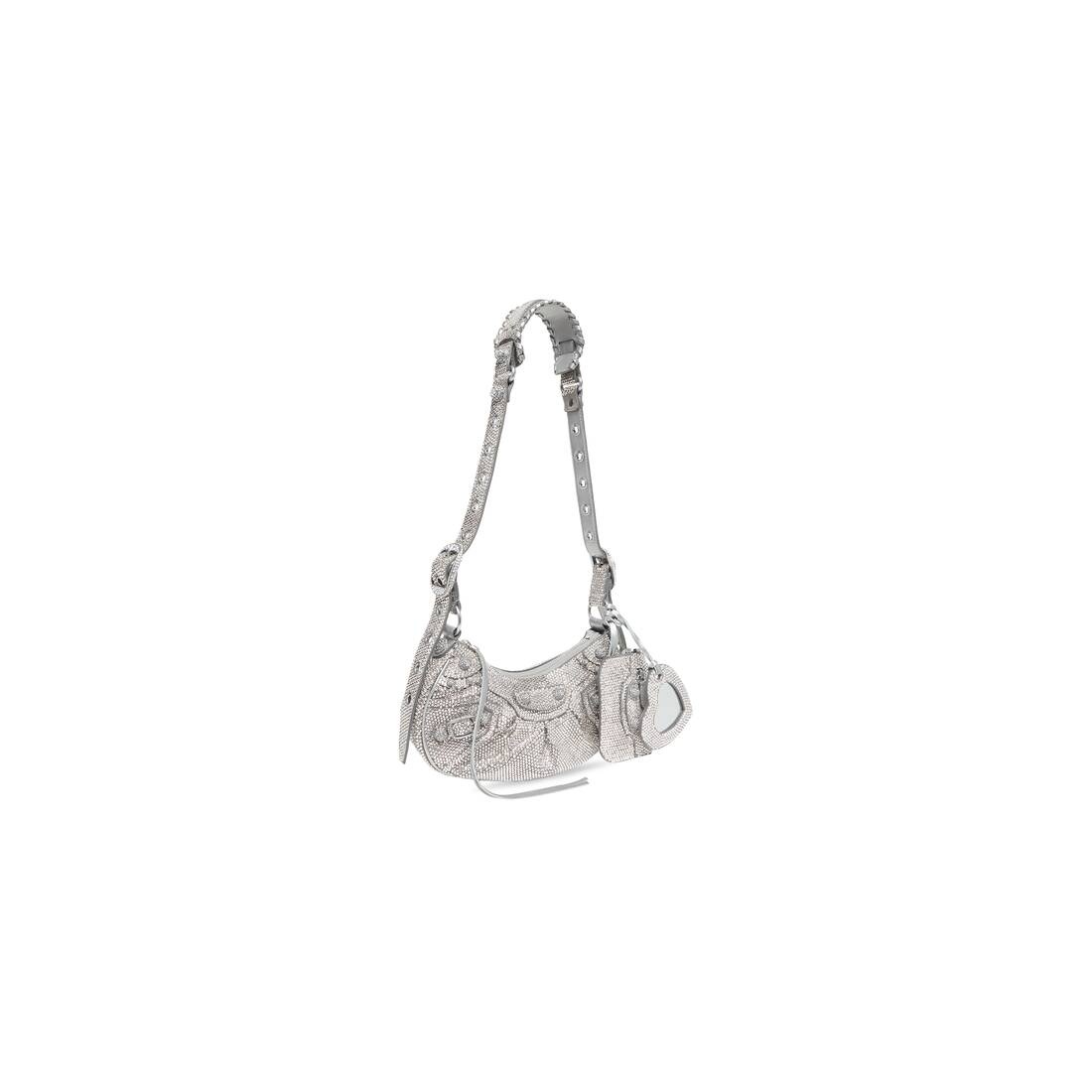 le cagole xs shoulder bag with rhinestones - 4