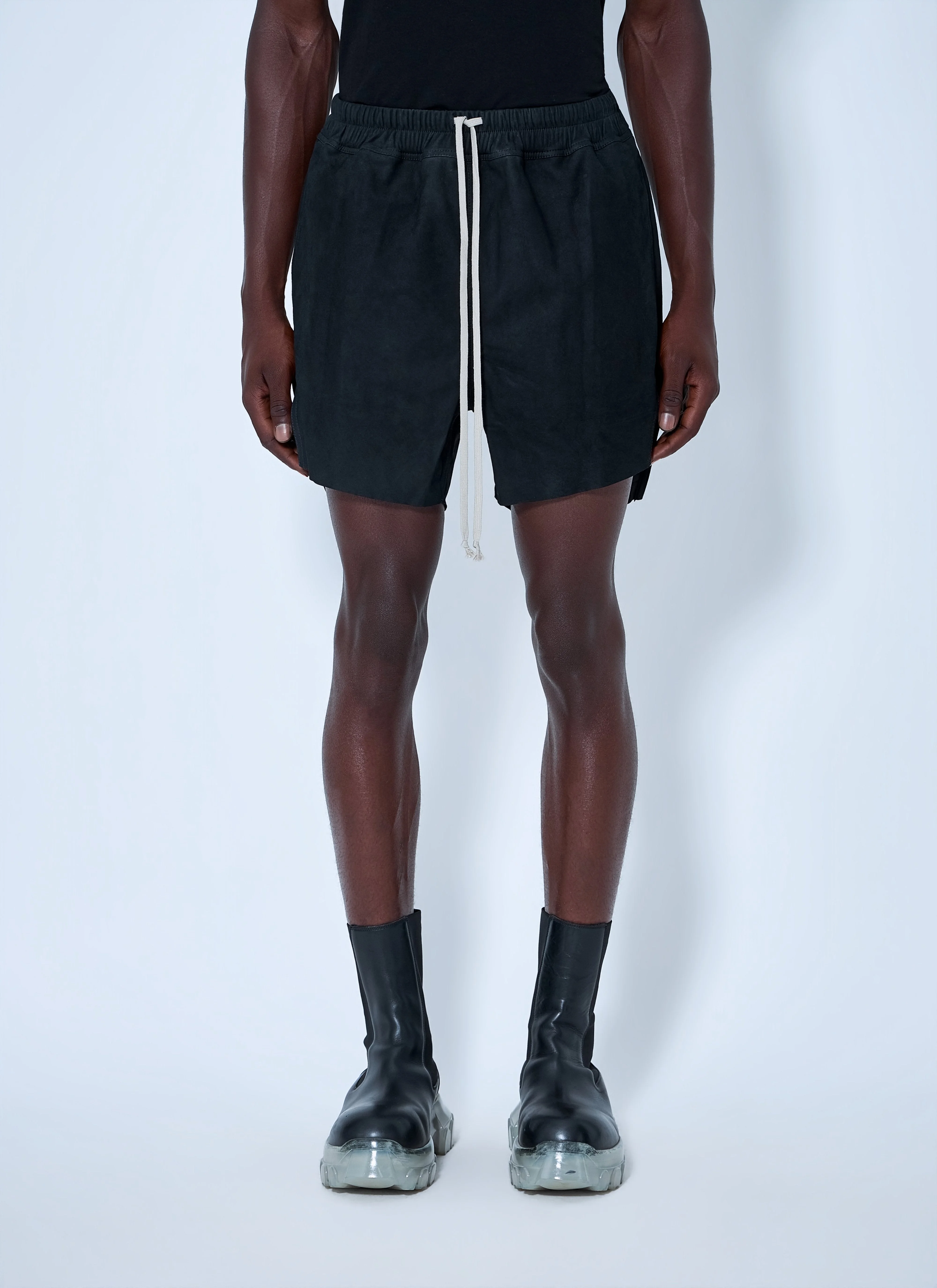Rick Owens Men Drawstring Shorts - 1
