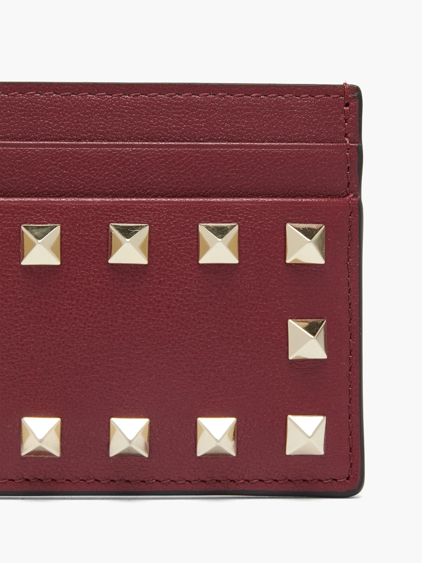 Rockstud leather cardholder - 2