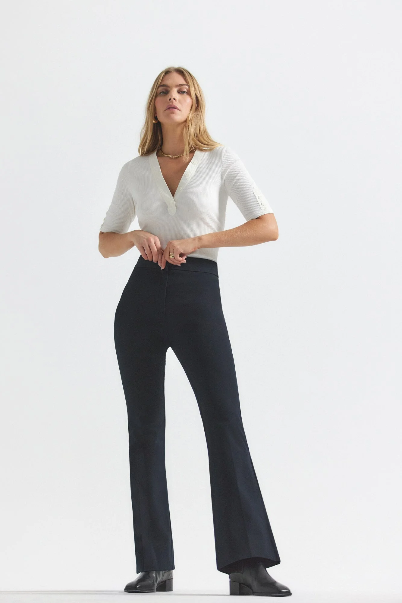 CROSBY FLARE TROUSER - 1