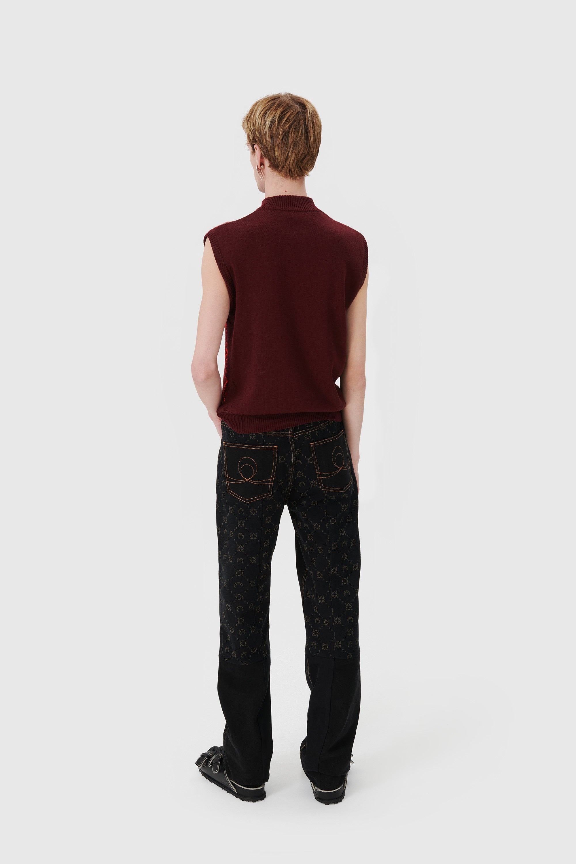 Regenerated Denim Slim Fit Pants - 3