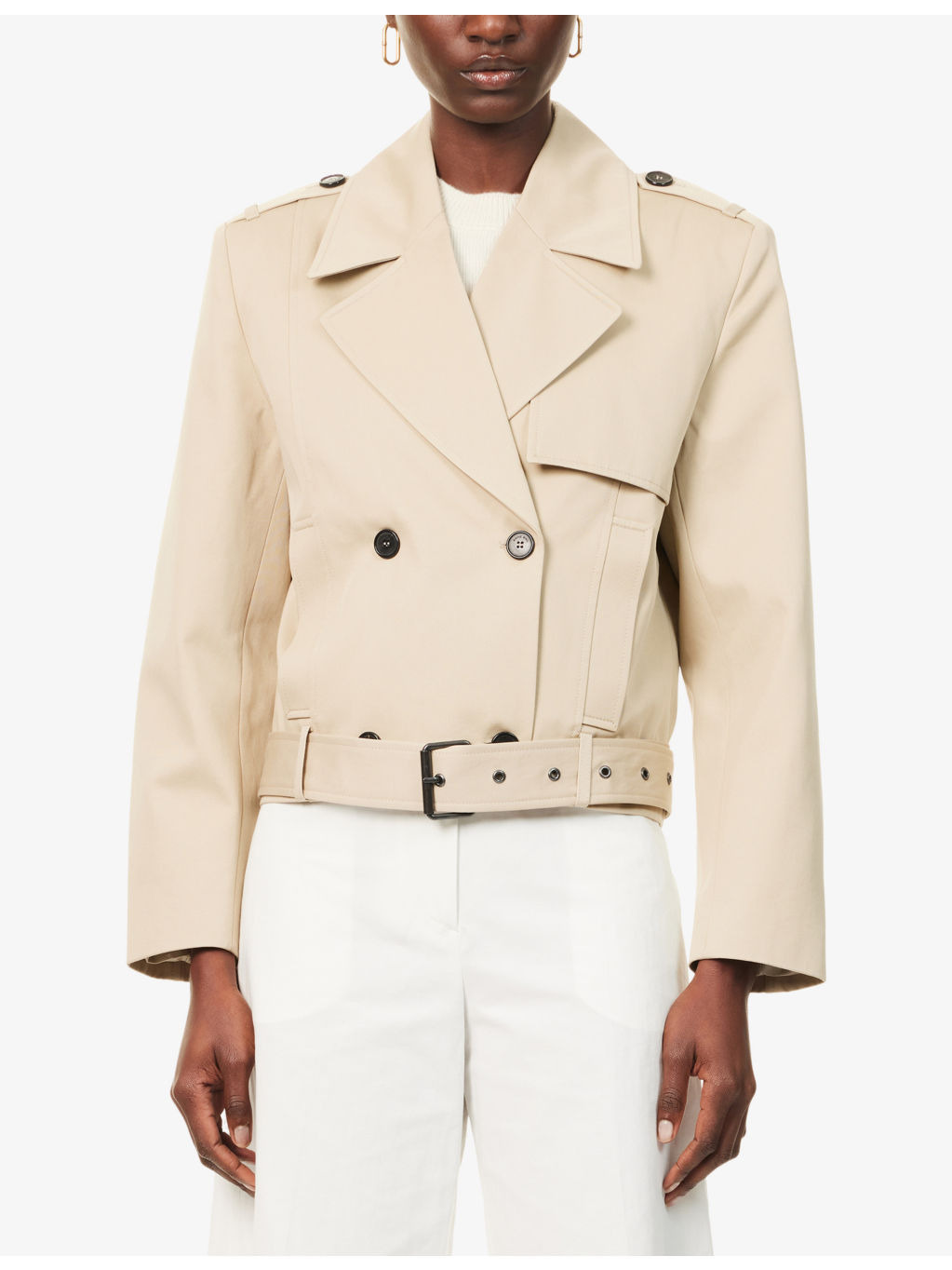 Greer Belted Cotton Jacket - 3