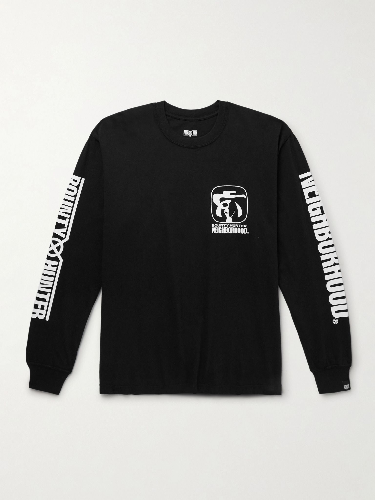 + Bounty Hunter Logo-Print Cotton-Jersey T-Shirt Black - 1