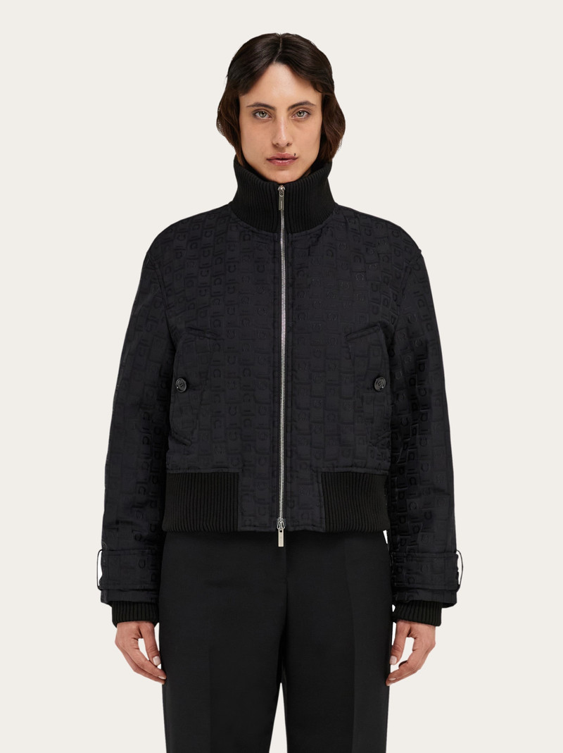 FERRAGAMO Ferragamo Monogram nylon blouson outlook