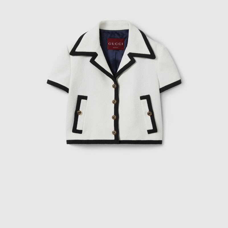 Cotton tweed jacket 1