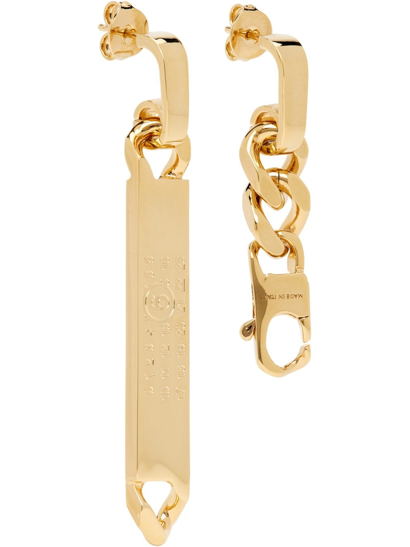 MM6 Maison Margiela Drop Chain Earrings outlook