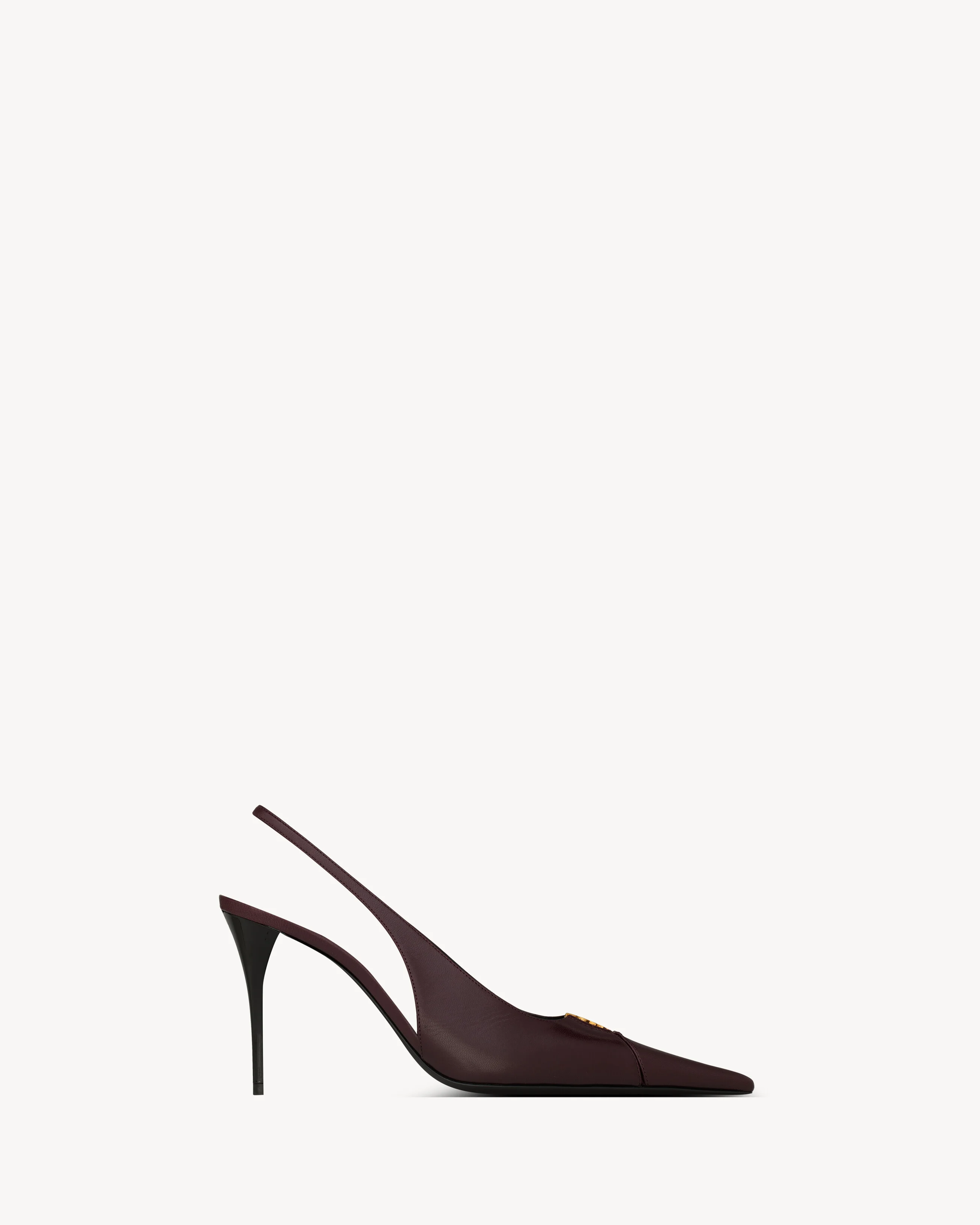 BABYLONE BRETEUIL SLINGBACK PUMPS IN SMOOTH LEATHER - 1