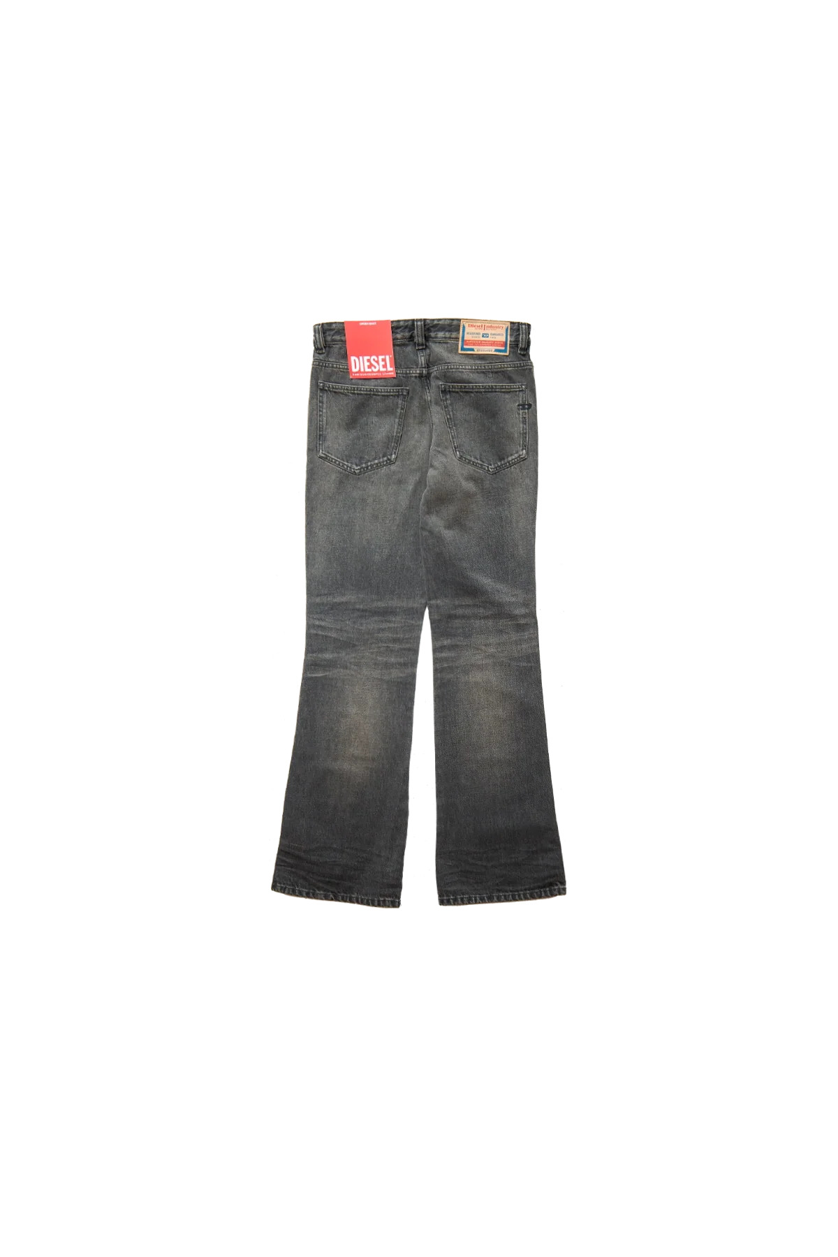 Diesel 1998 D-Buck Faded Flared Jeans Black - 2