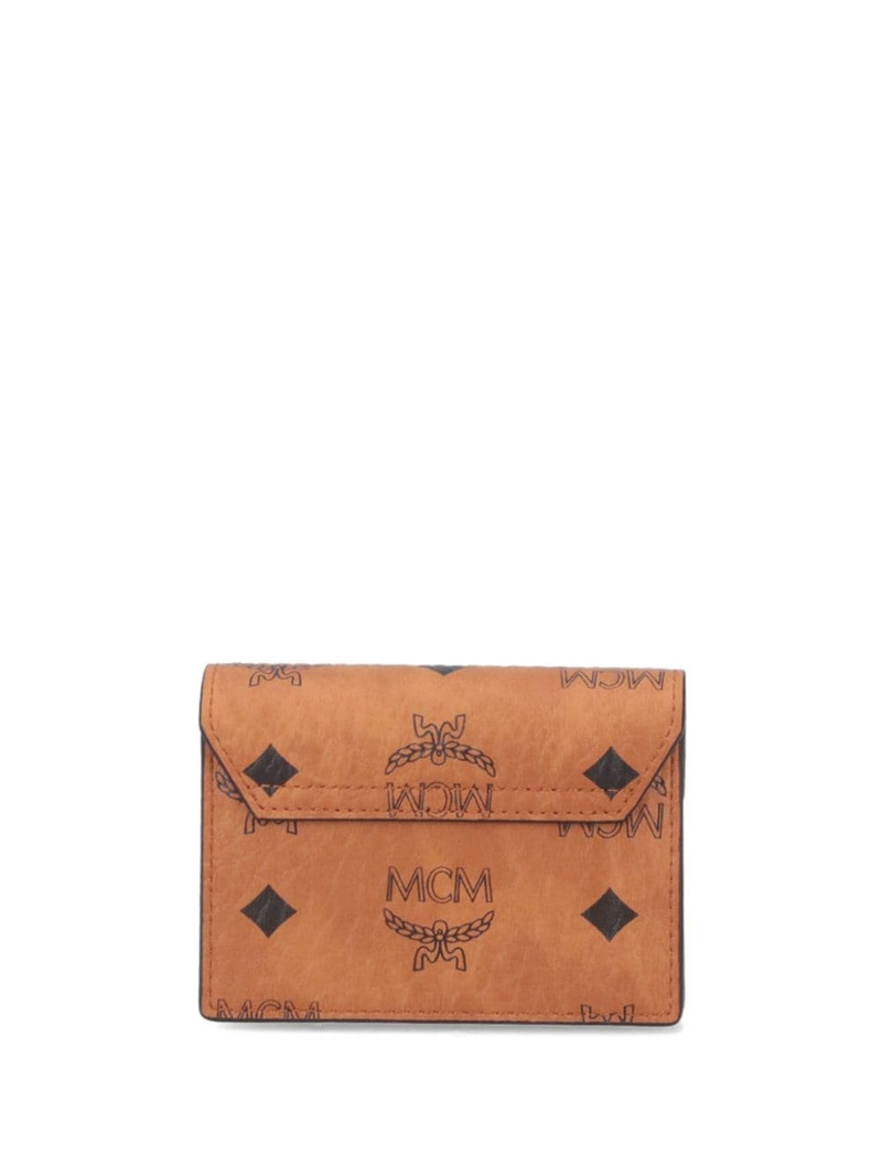 MCM monogram-print wallet outlook