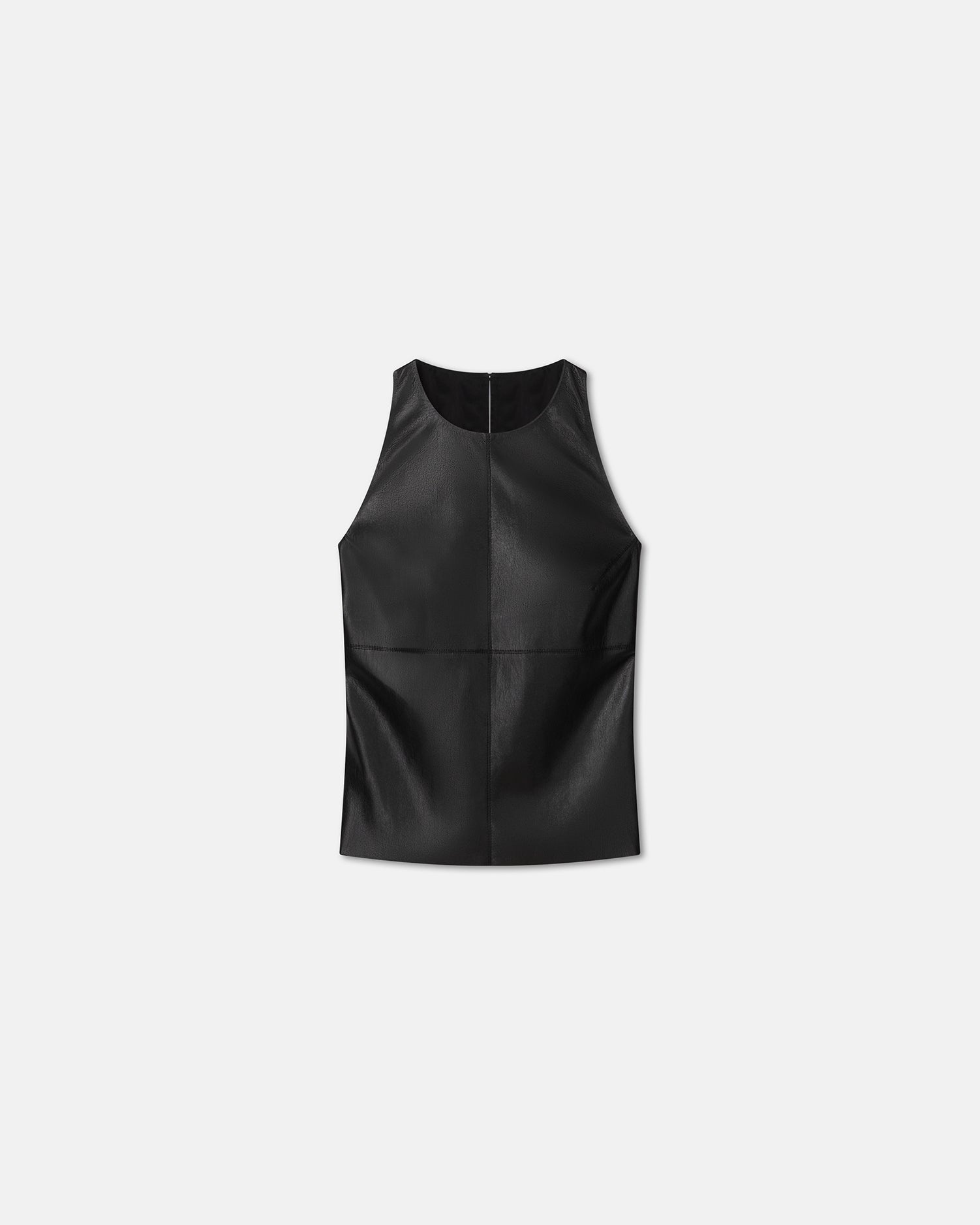 Okobor™ Alt-Leather Sleeveless Top - 1