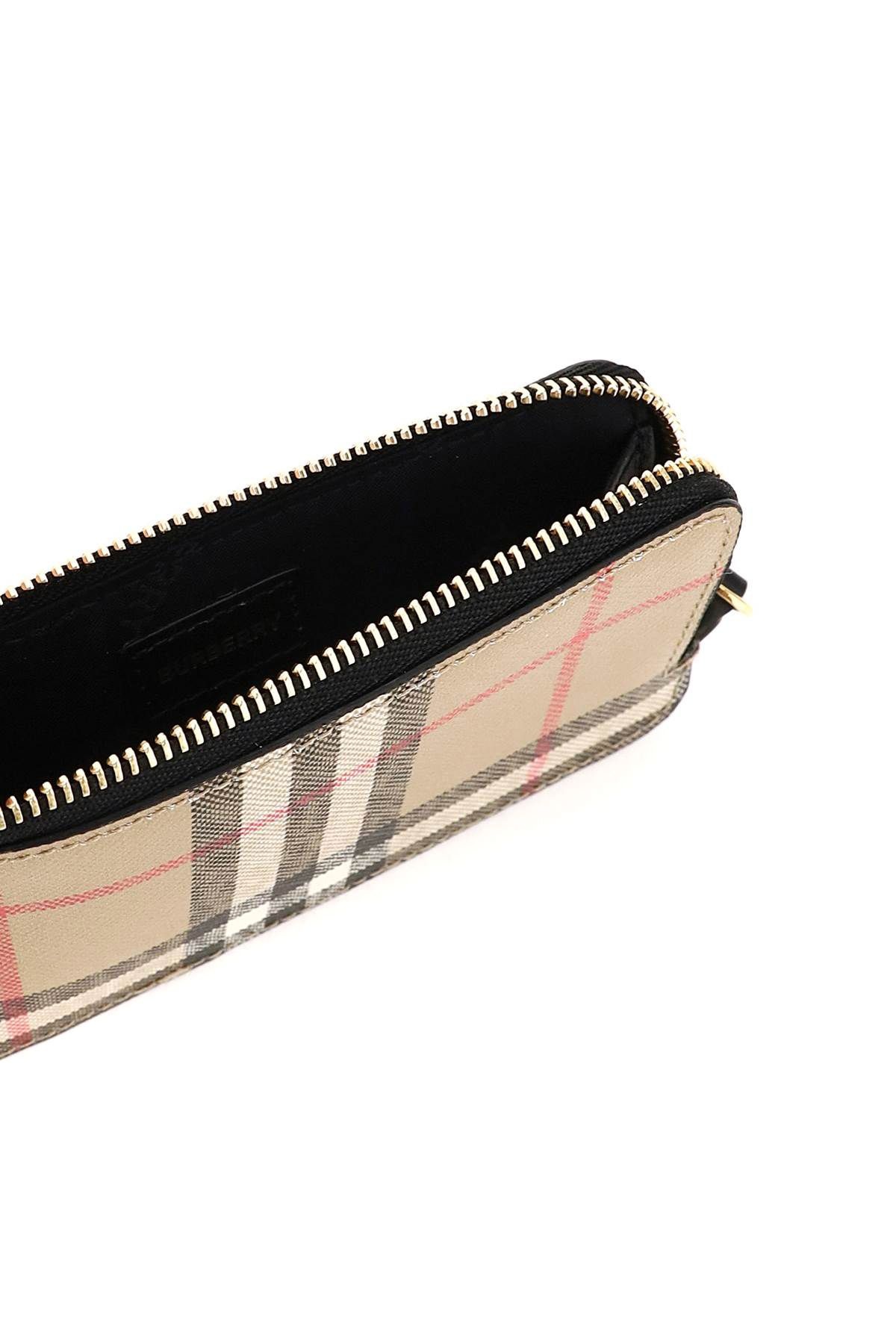 VINTAGE CHECK ZIPPED CARDHOLDER - 2