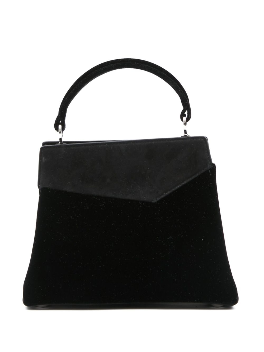 small Snatched suede tote bag - 4