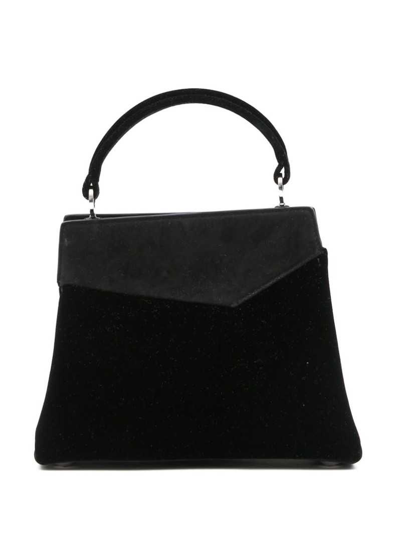 small Snatched suede tote bag 4