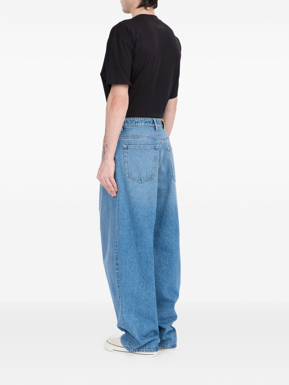 frayed-detail jeans - 5