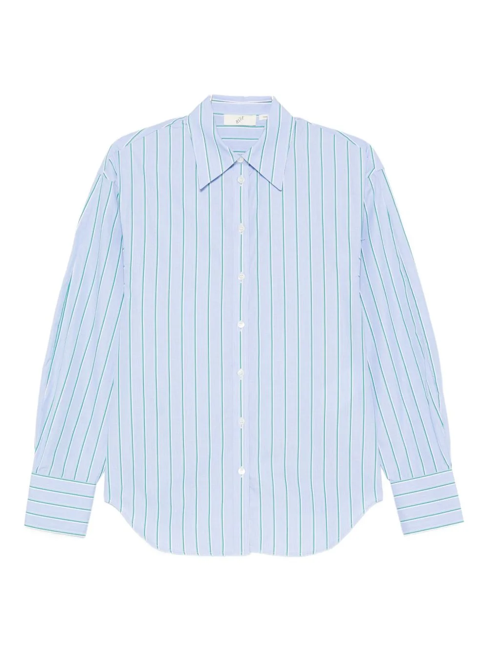 striped button-down shirt - 1