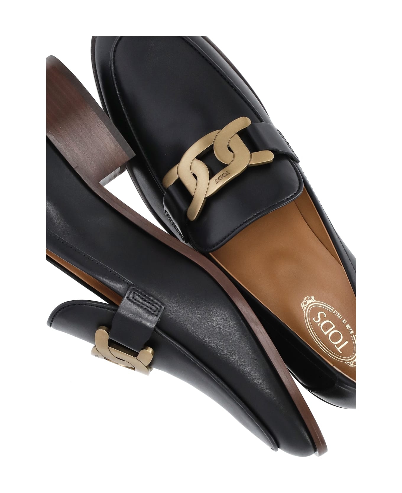 Chain Detail Loafers - 5