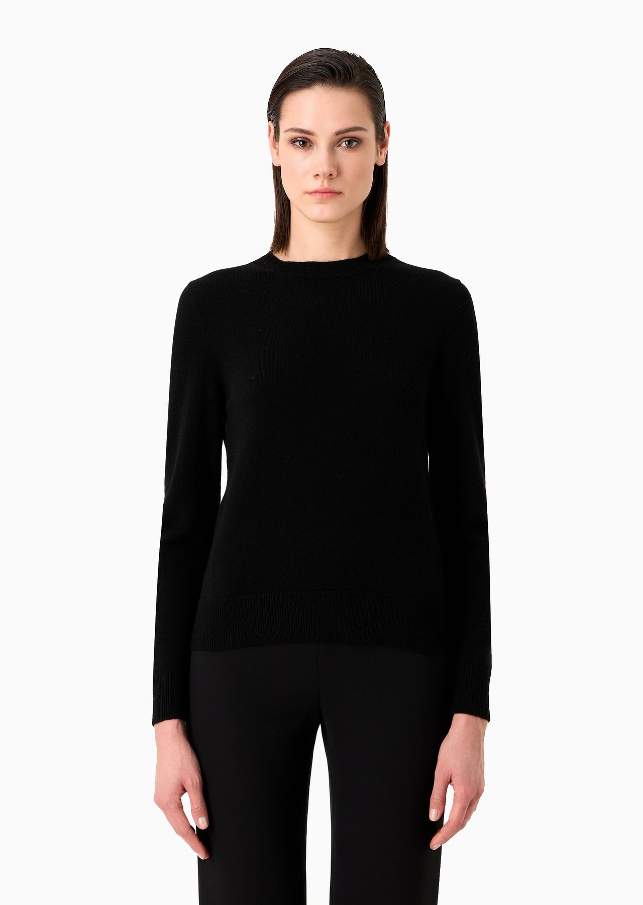 A cashmere sweater with ribbed profiles - 2