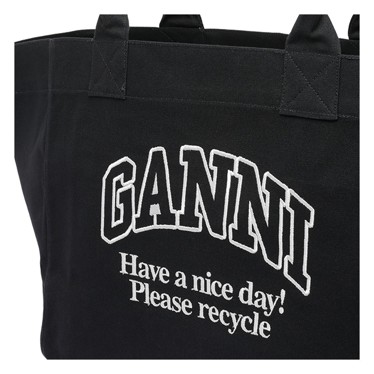Ganni Women Xxl Logo Tote Bag - 2