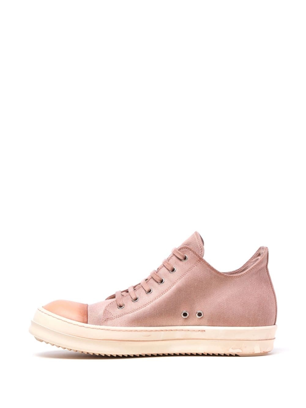 high-top lace-up canvas sneakers - 5