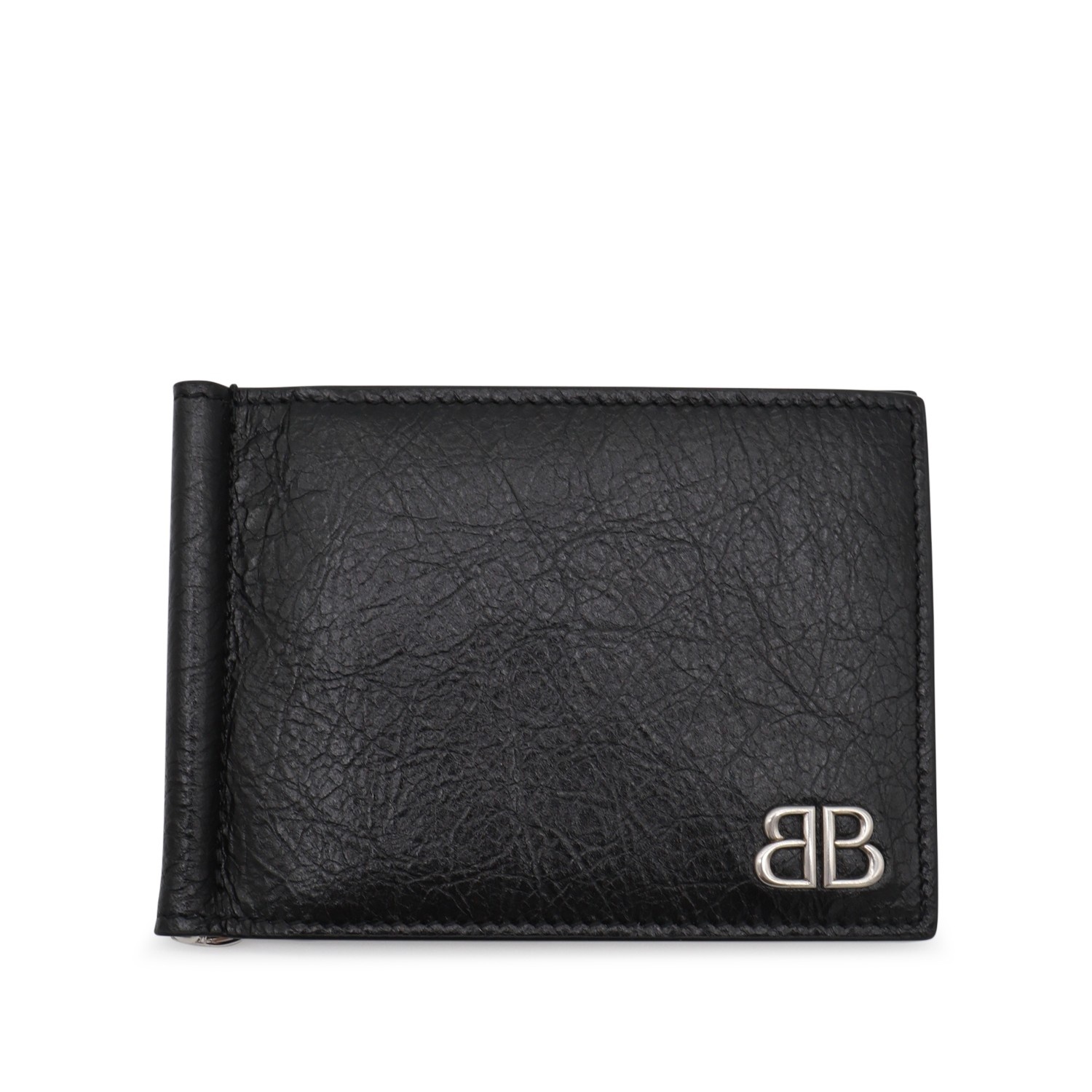 BLACK LEATHER WALLET - 1