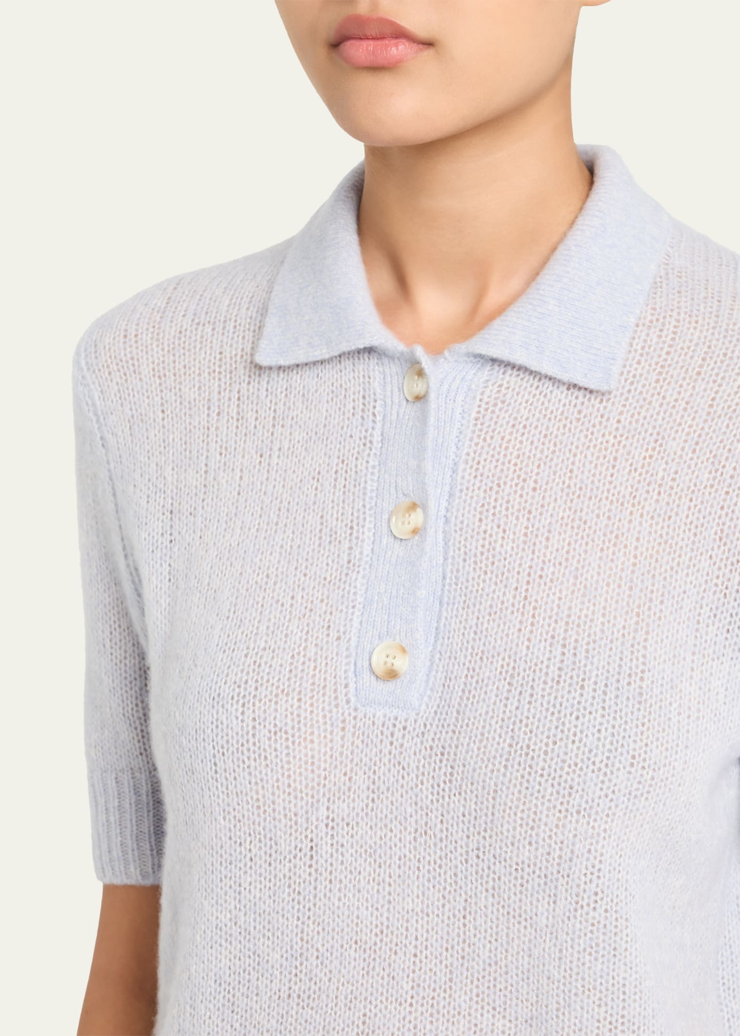Masy Cashmere Polo Sweater - 5