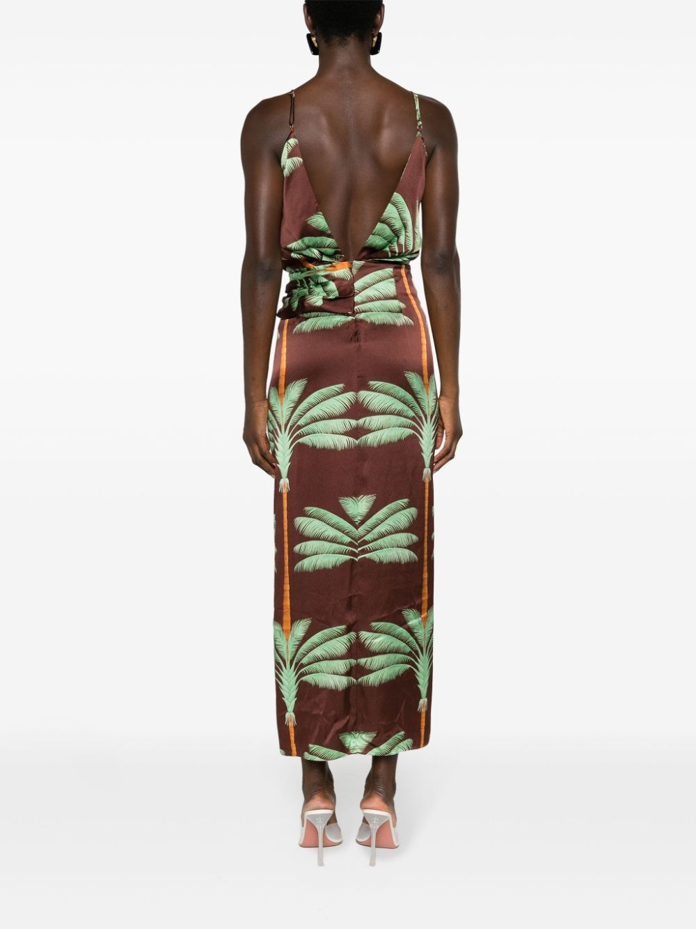 Song Of The Condor silk jacquard maxi dress - 4