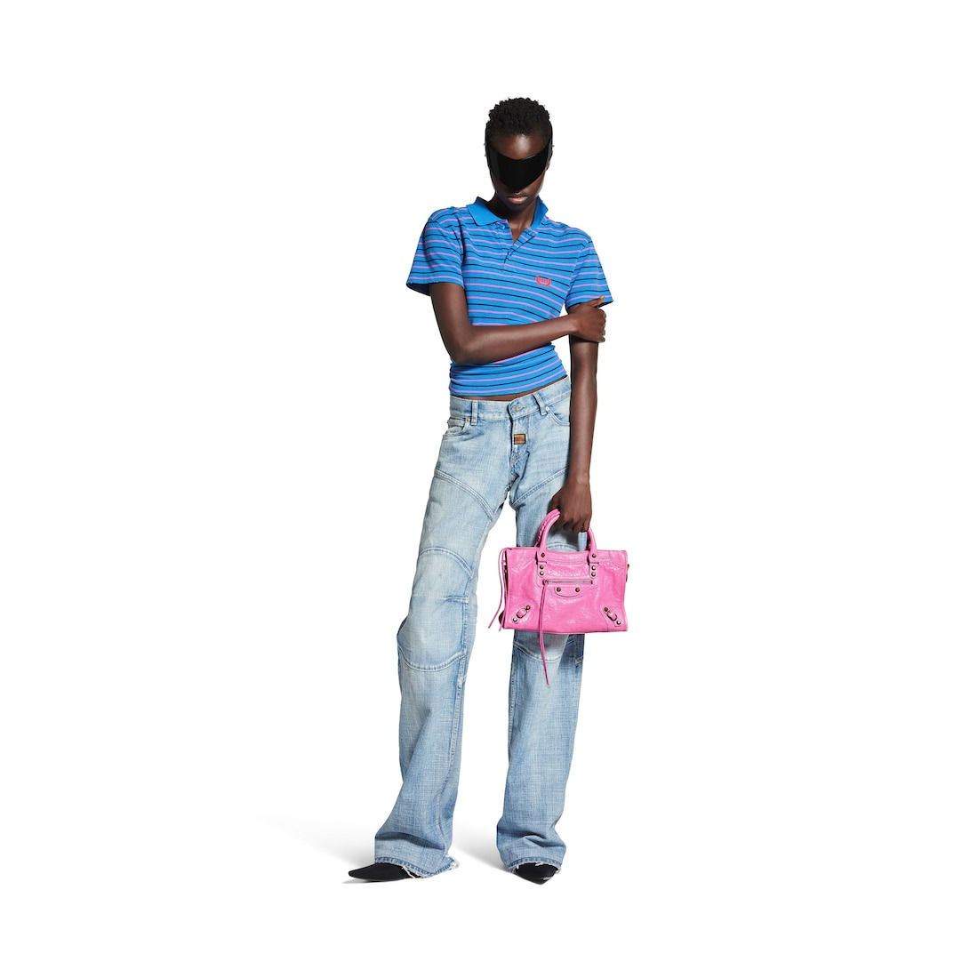 Women's Le City Small Bag in Glossy Pink - 6