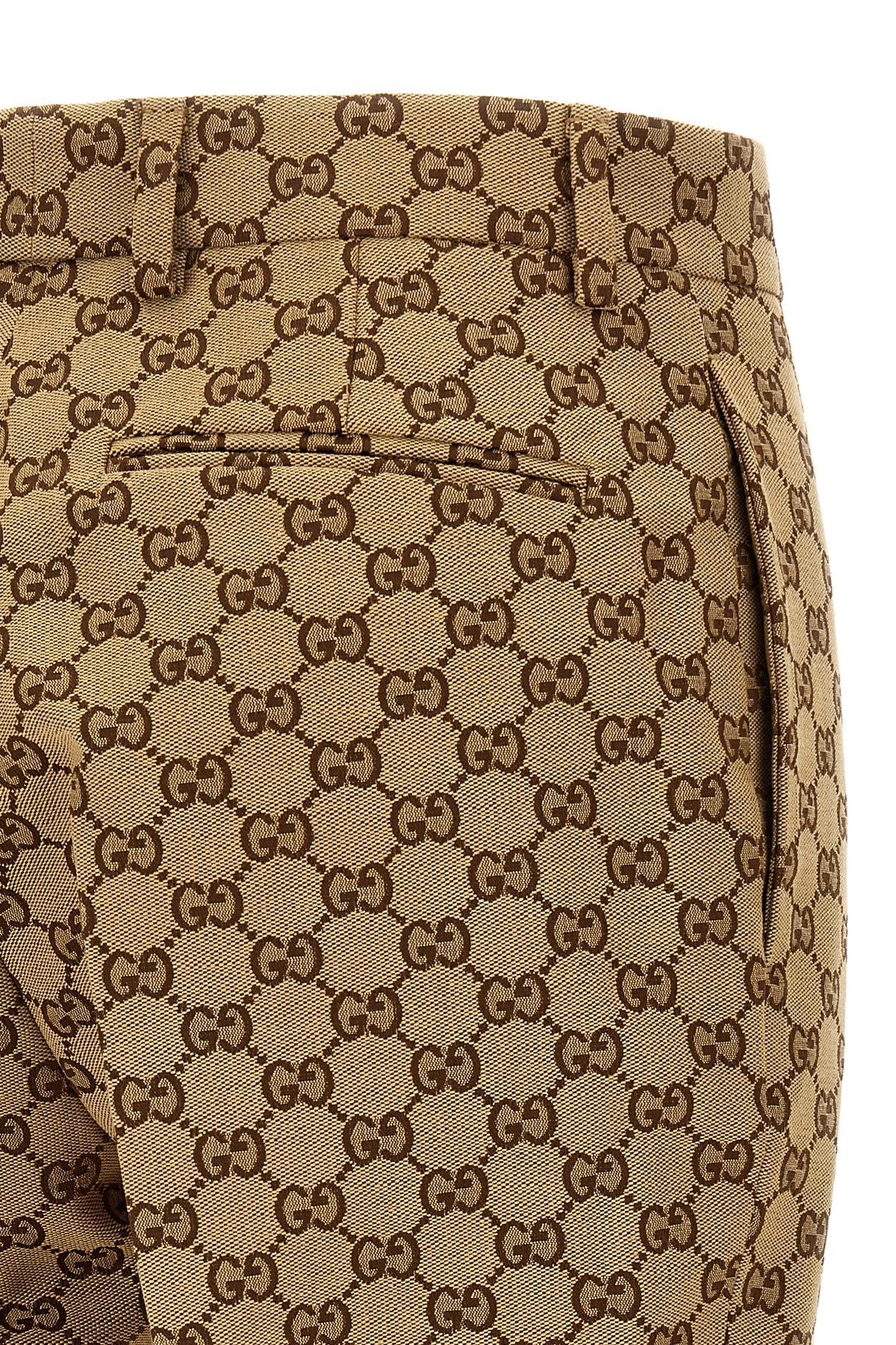GG fabric trousers - 4