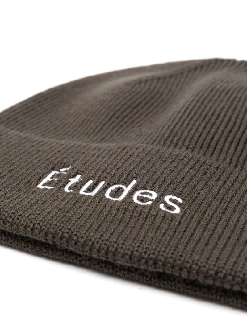 Étude logo-embroidered wool beanie outlook