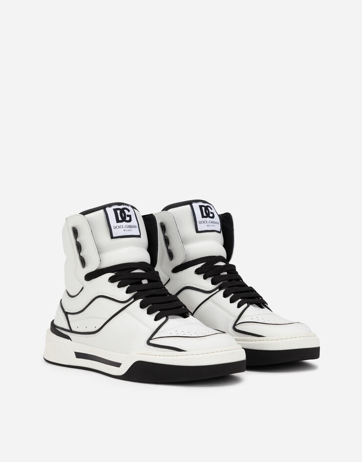 Calfskin nappa New Roma mid-top sneakers - 2