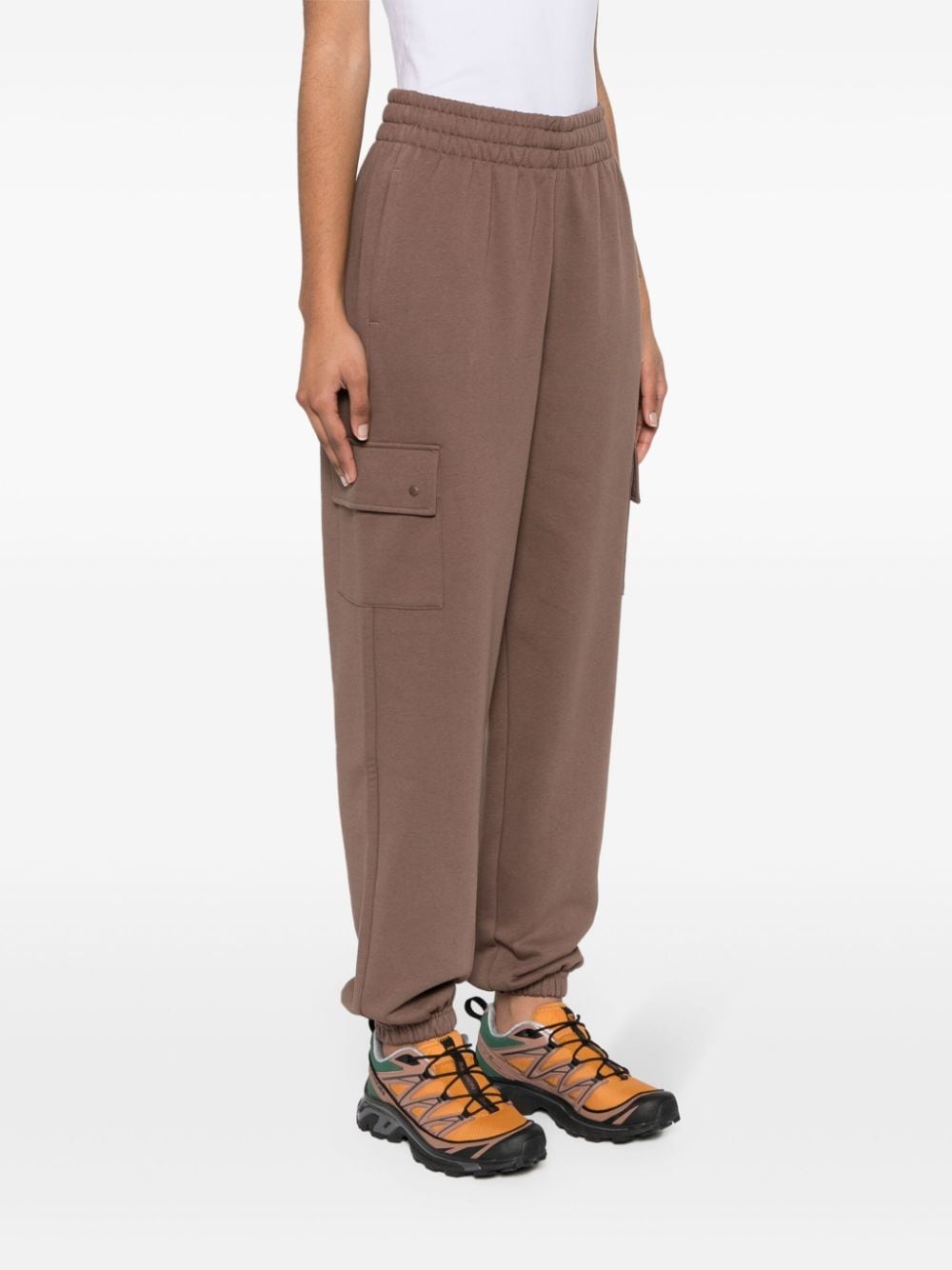 jersey tapered track pants - 3