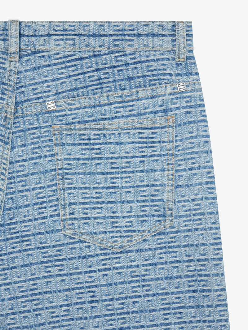 JEANS IN 4G DENIM WITH ZIPS 6
