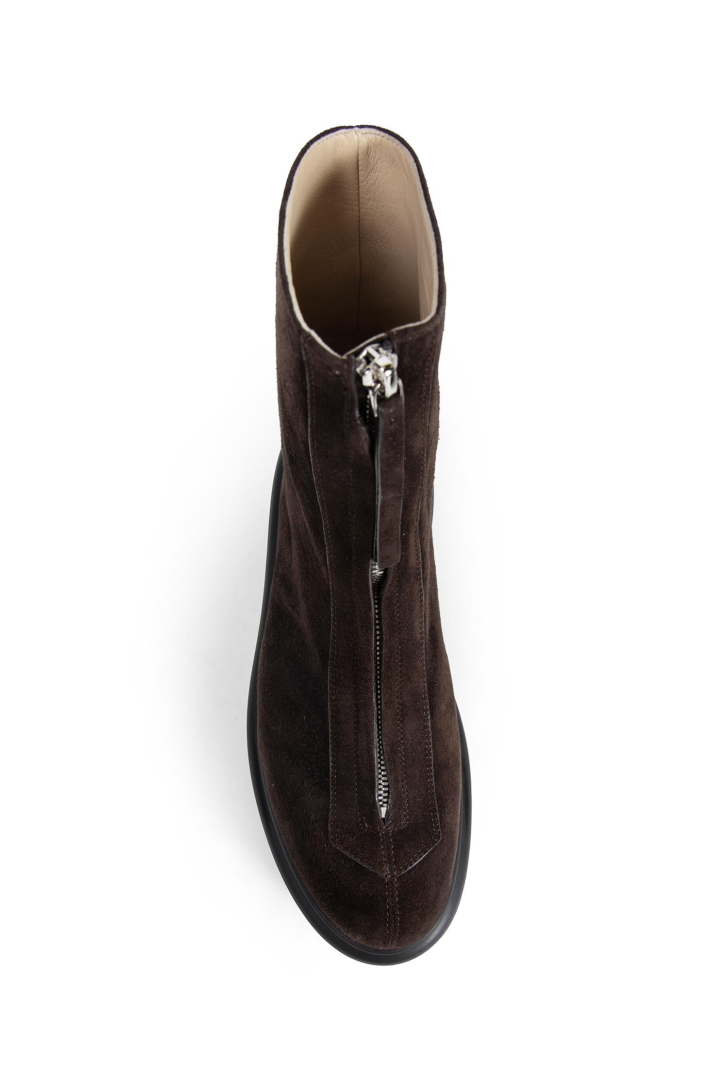 Zipped Boot In Suede - 5