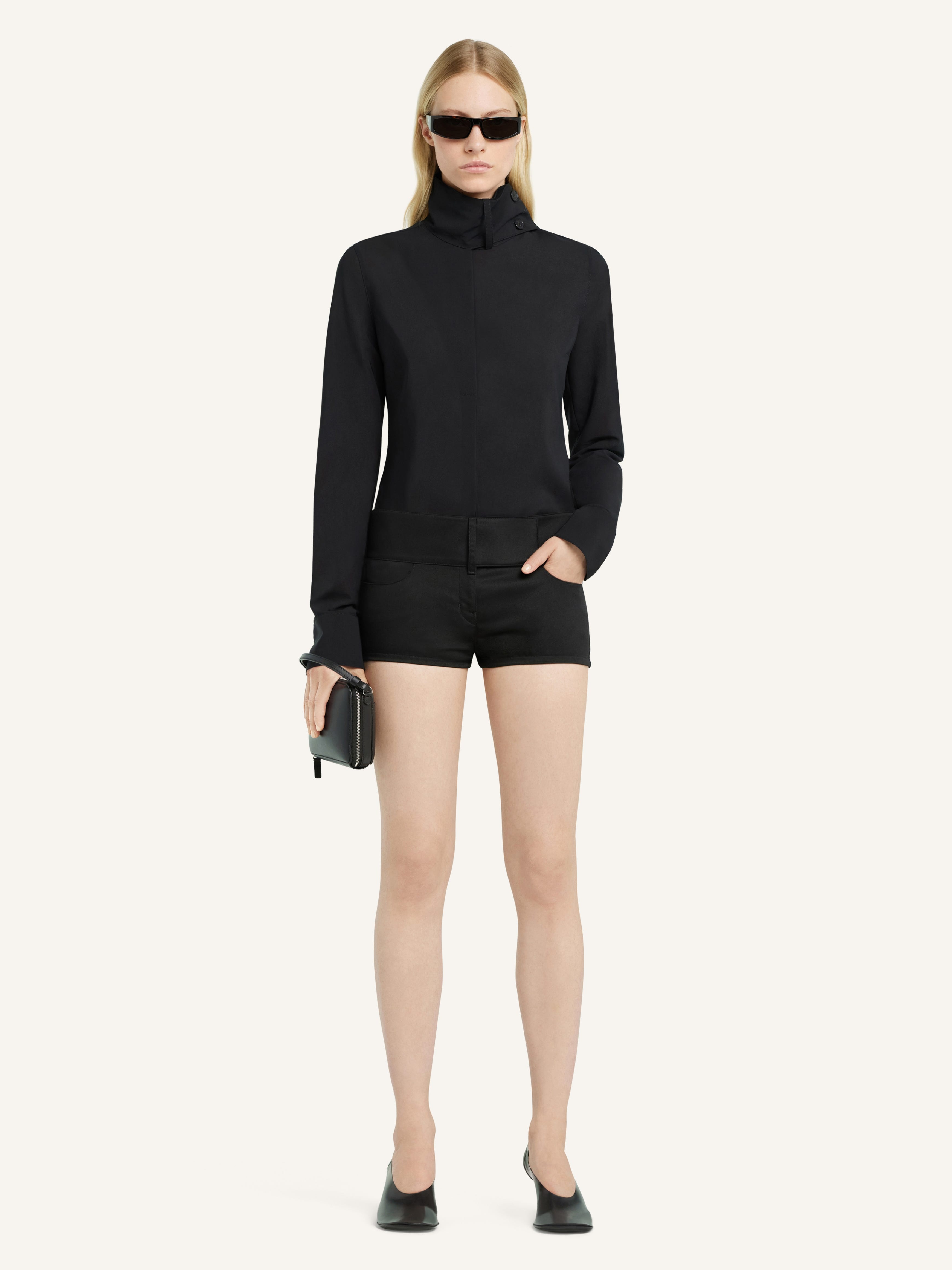 BELTED MINI SHORTS - 2