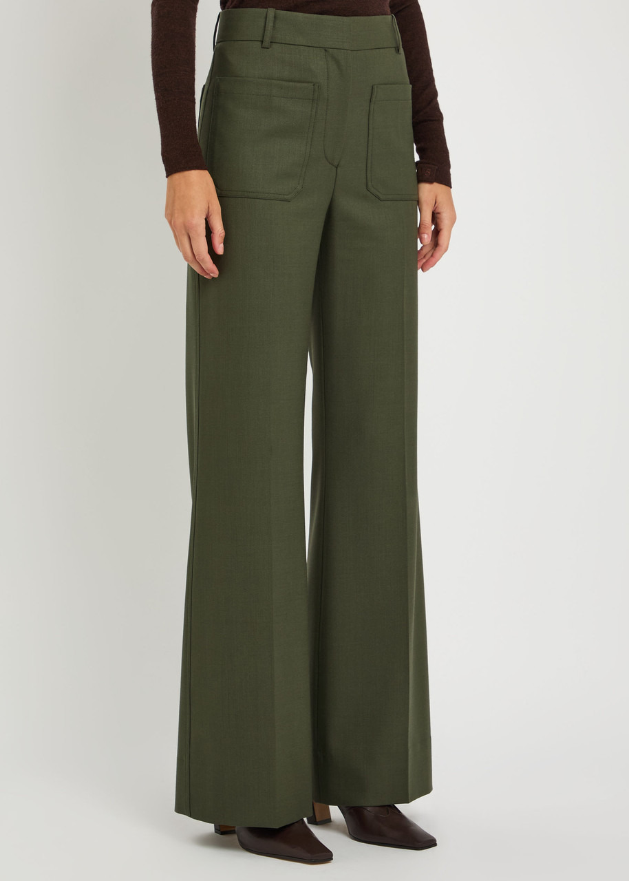 Victoria Beckham Alina Twill Trousers - 2