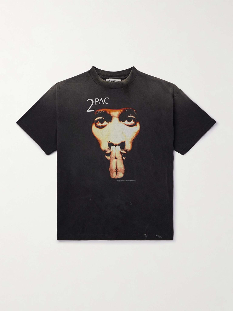 + 2Pac Printed Cotton-Jersey T-Shirt - 1
