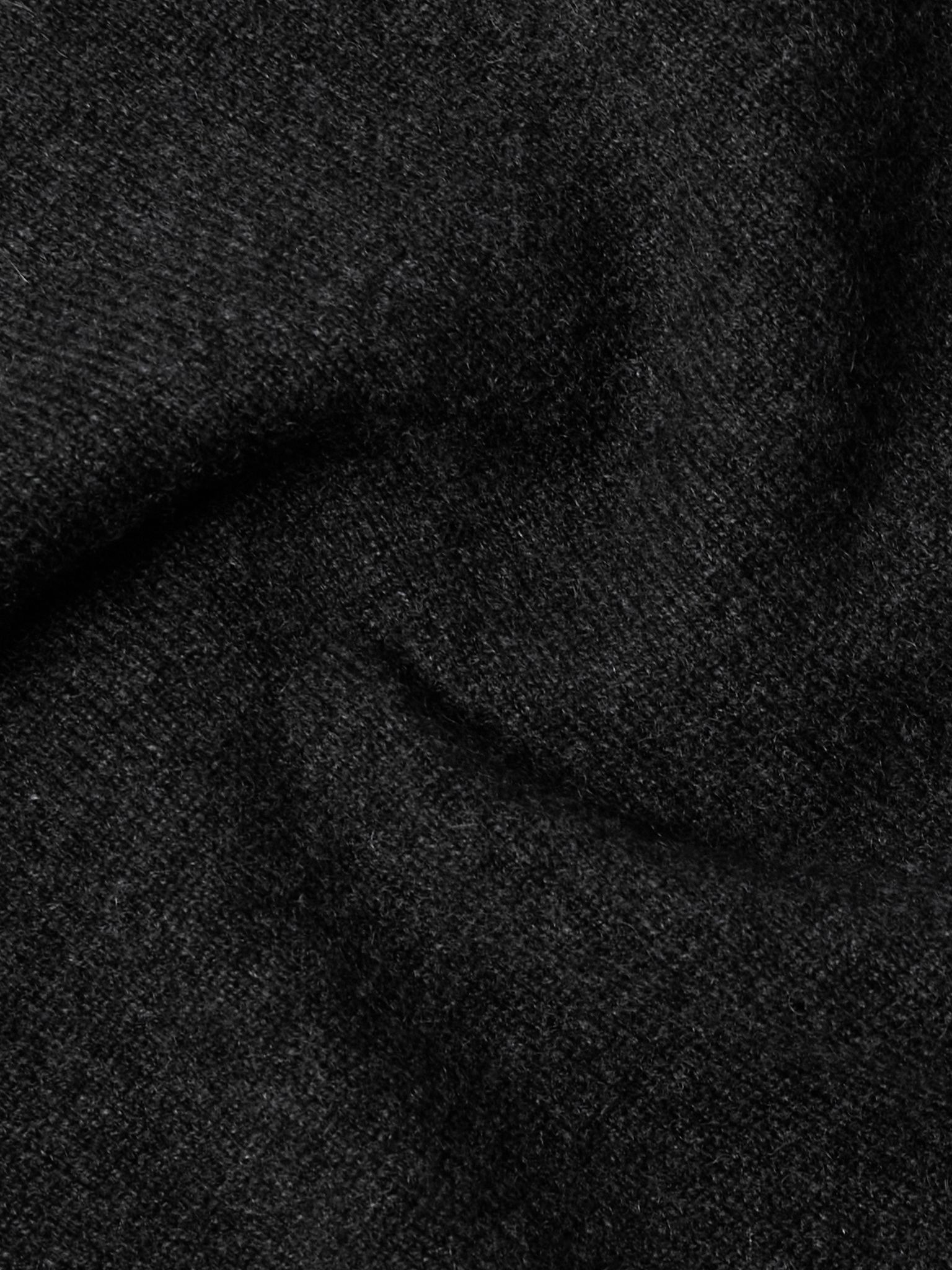 Cashmere Rollneck Sweater Charcoal - 5