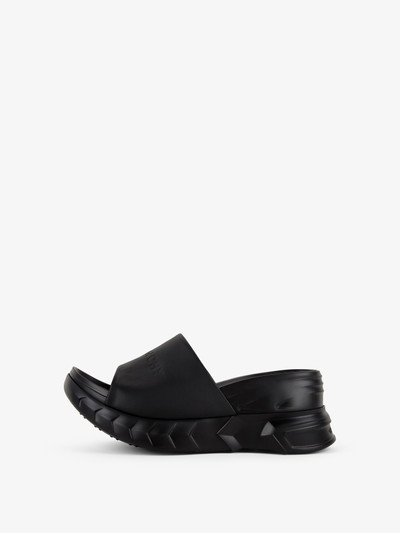 Givenchy MARSHMALLOW WEDGE SANDALS IN LEATHER outlook