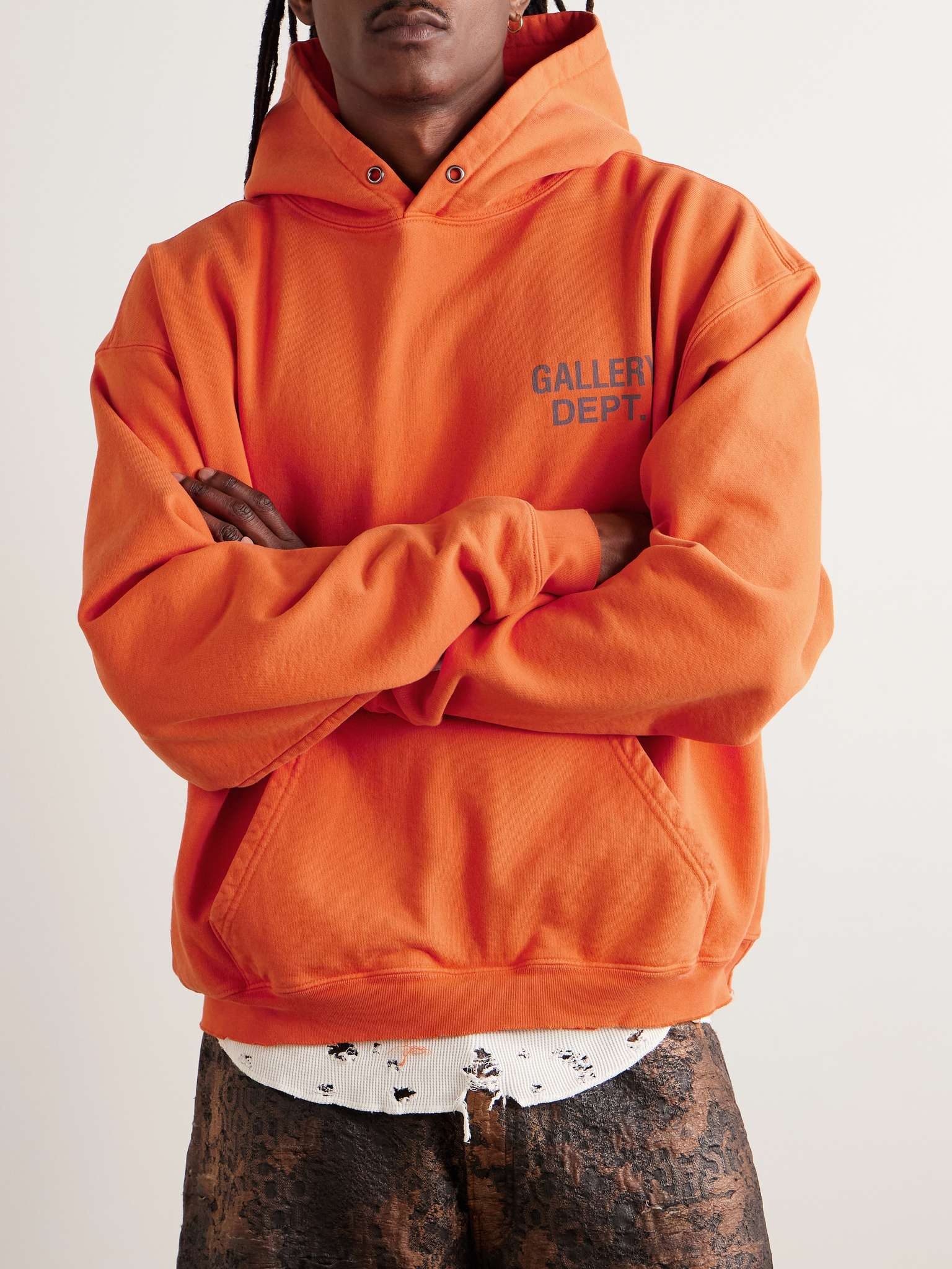 90's Oversized Logo-Print Cotton-Jersey Hoodie - 3