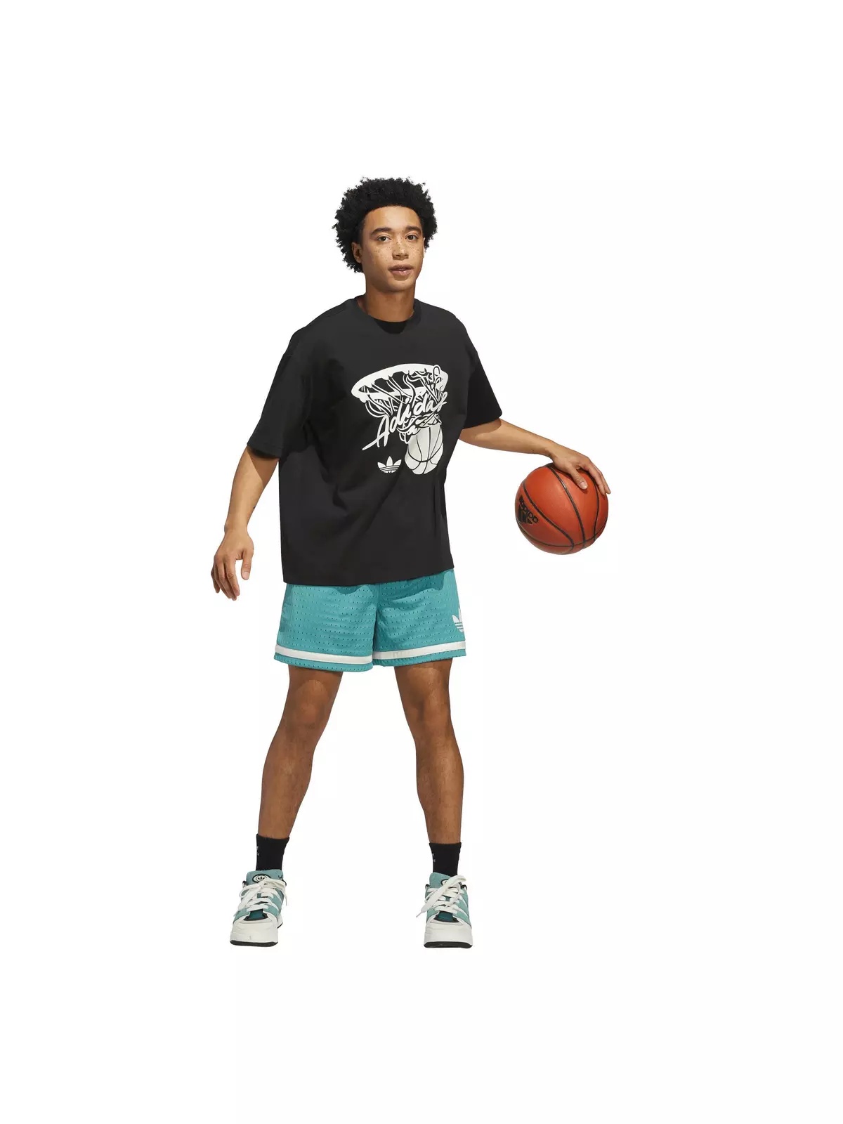 Originals Men's Basketball Shorts -Lt Teal - 5