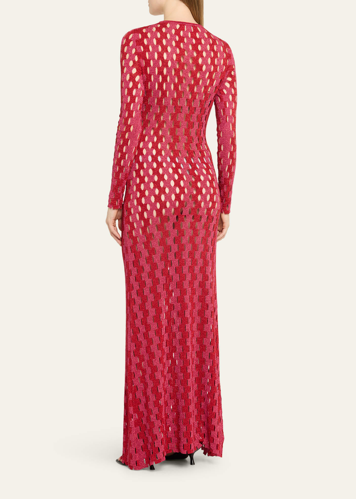 Hind Cutout Knit Maxi Dress - 3