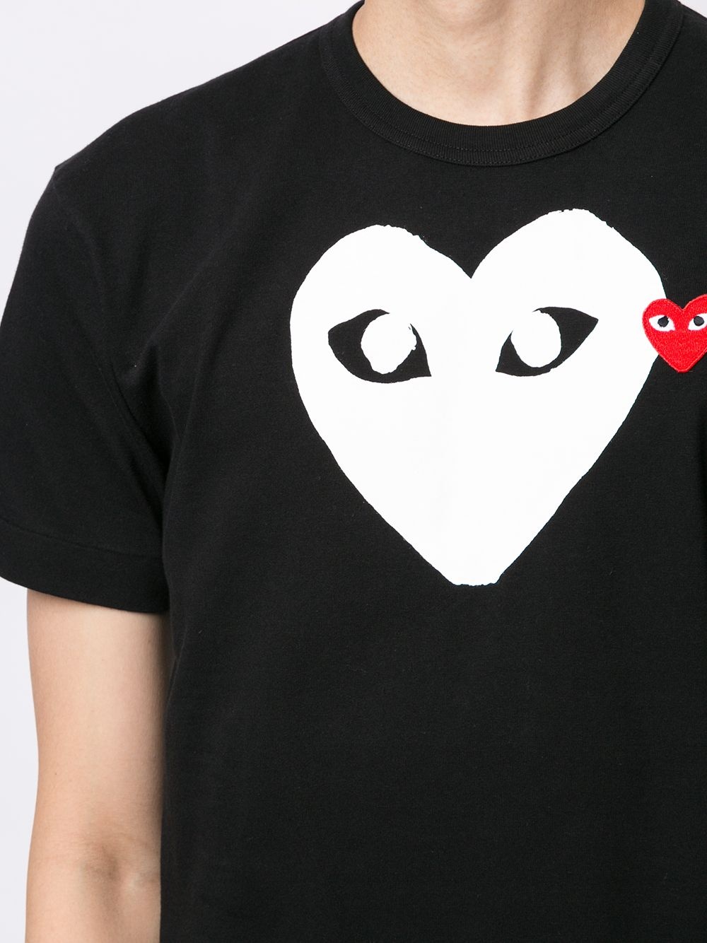 logo print T-shirt - 5