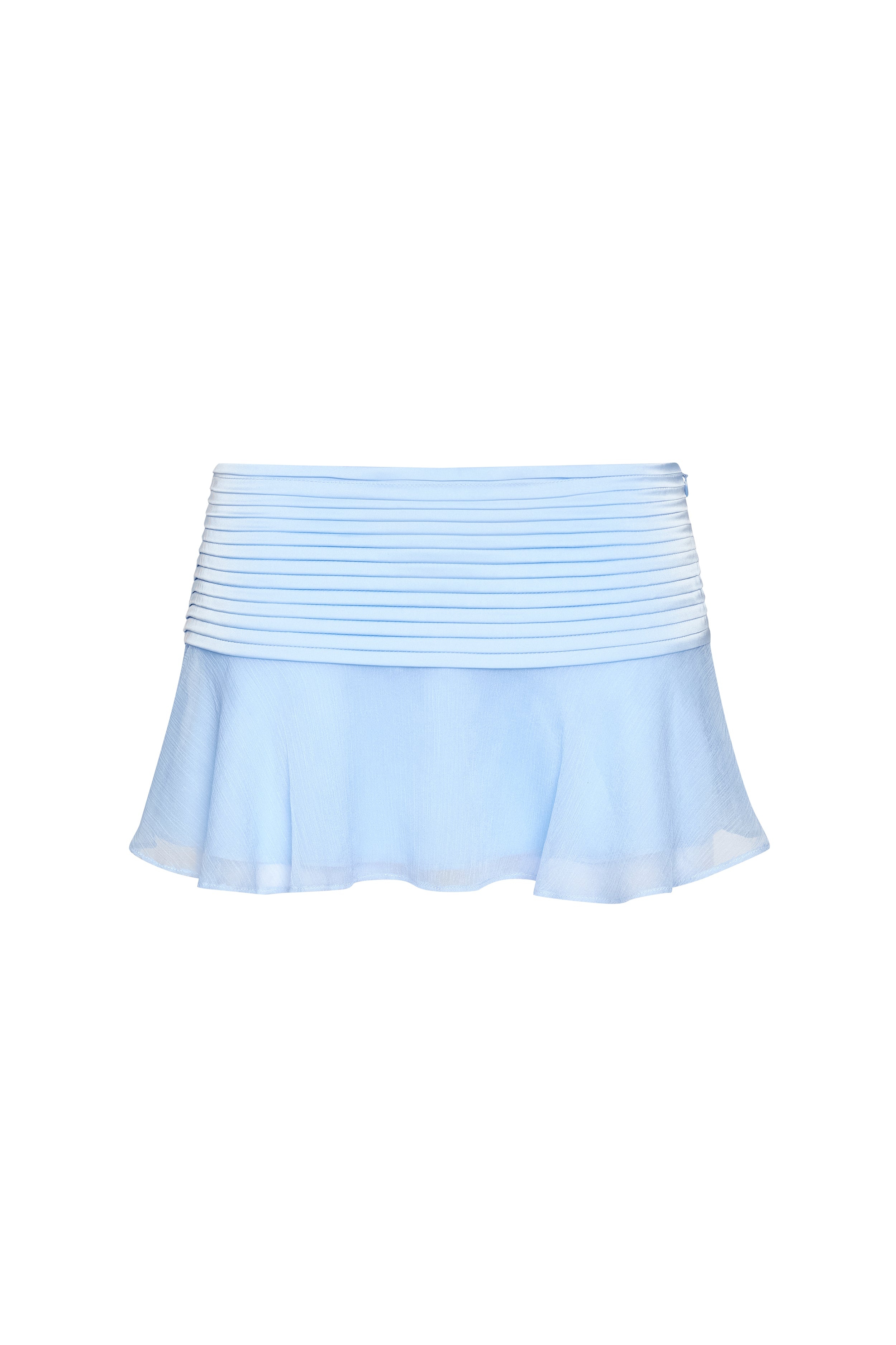 PINTUCK MINI SKIRT - 1