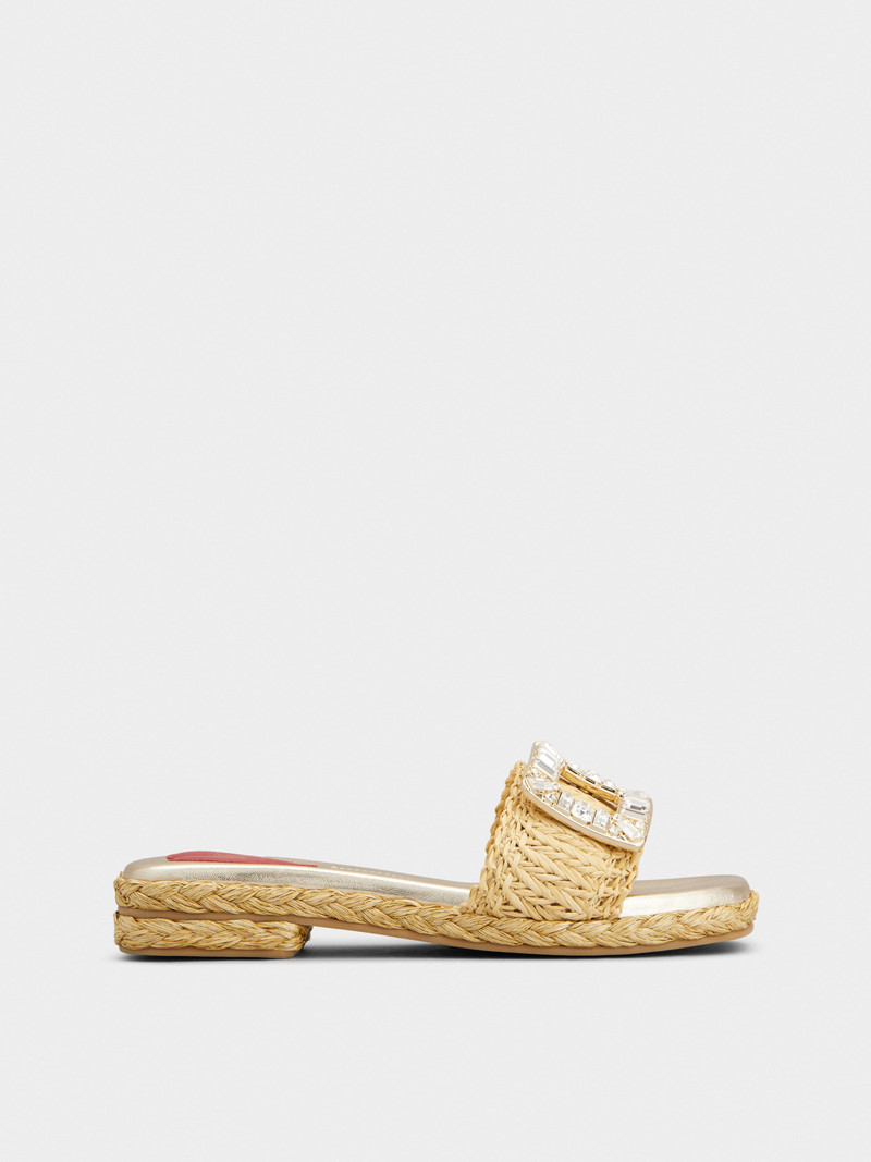 Espadrilles Mules in raffia - 1