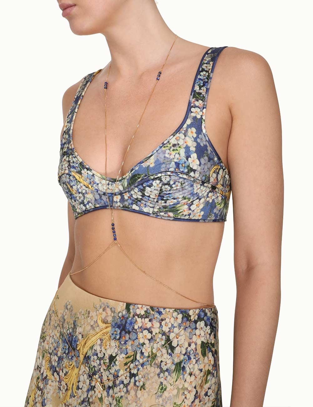 Buy Tops Zimmermann Tama floral-print silk bralette (7273TTAM