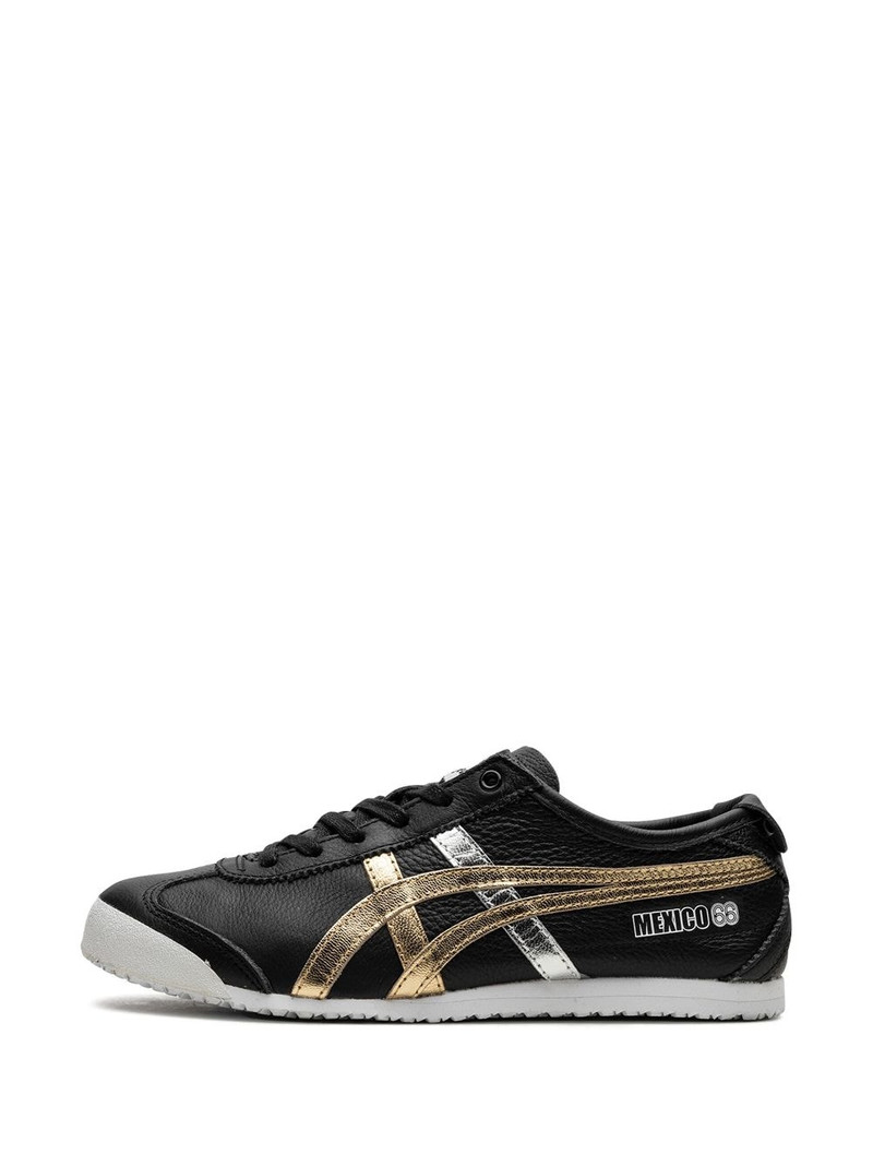 Mexico 66 "Black Gold Silver" sneakers 6