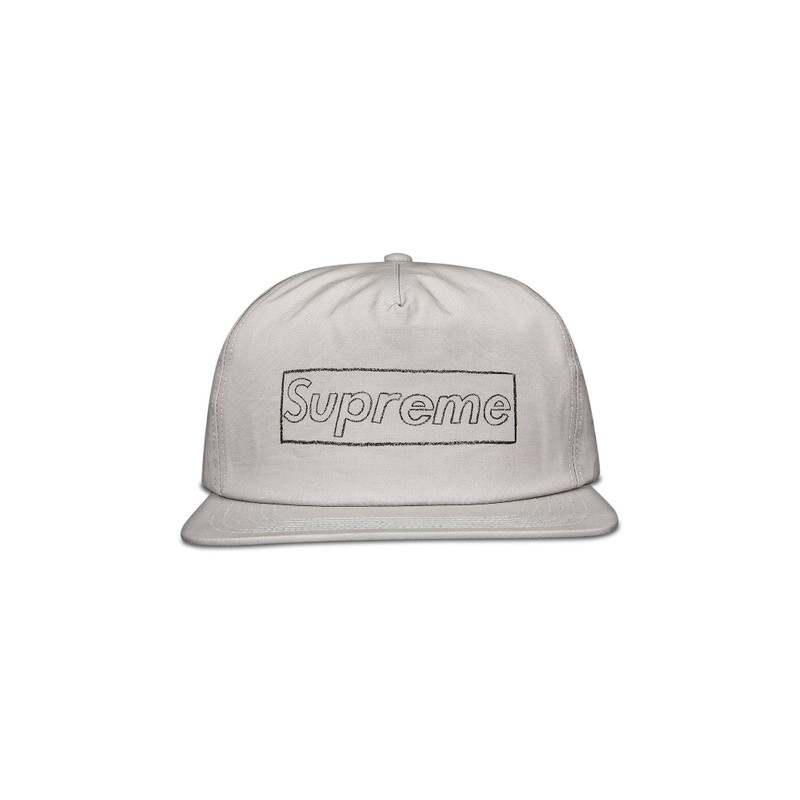 Supreme x KAWS Chalk Logo 5-Panel 'Grey' - 1