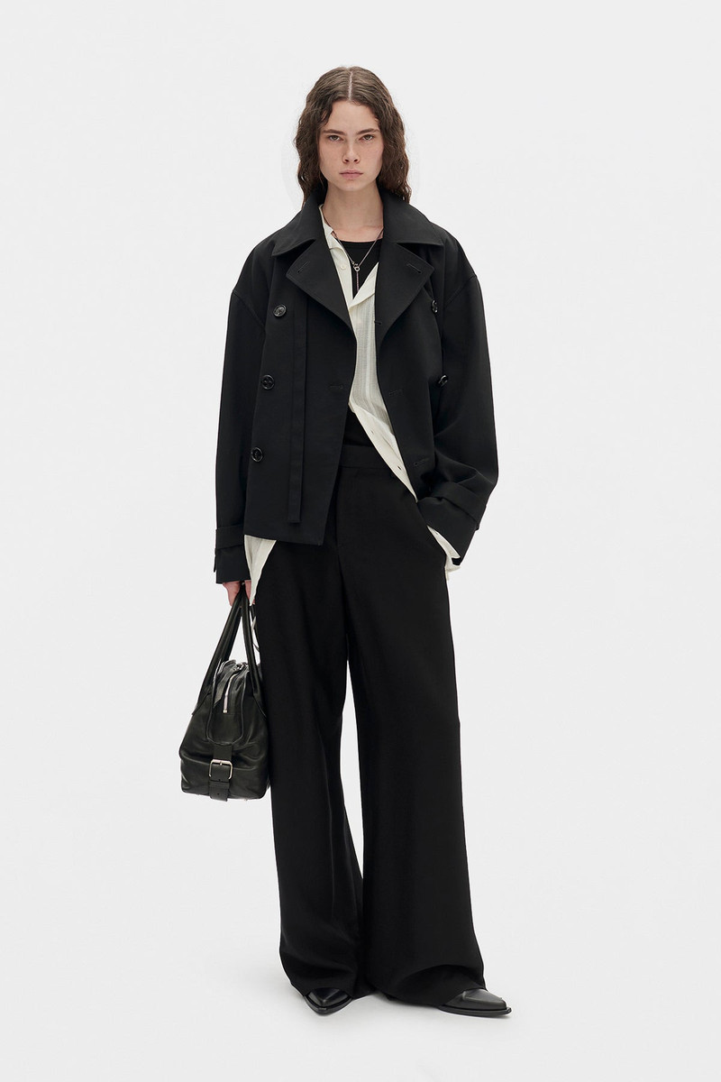 leni Cropped Trench Coat 4